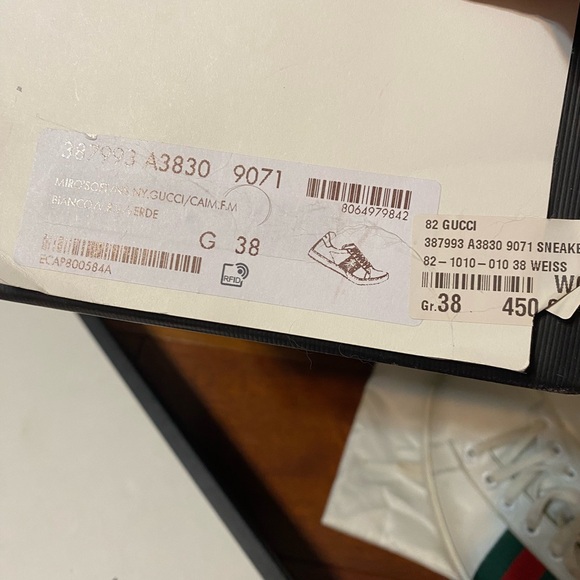 Gucci Ace leather sneakers - Picture 11 of 12